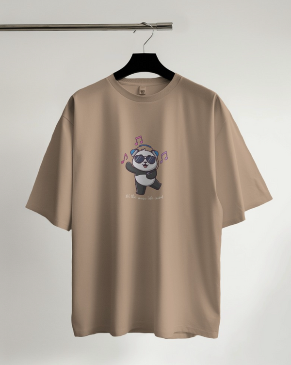 Loose Fit T-Shirt - Panda Vibe